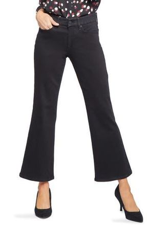 NYDJ Waist Match Relaxed Flare Jeans in Black Rinse at Nordstrom Rack, Size Medium P