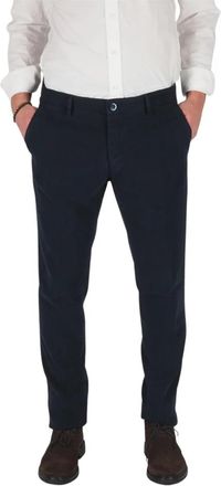Mason's Slim Fit Stretch Chino Broek Blauw - Heren - Chinos - Blauw - 3XL - Katoen - Broeken