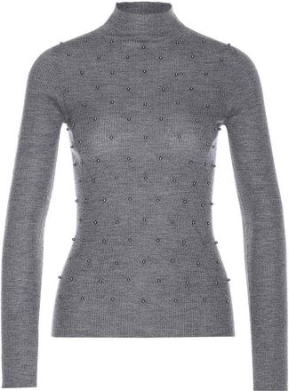 Liu Jo Grey Long Sleeves Top