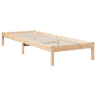 vidaXL Cama Extralarga Sin Colch&oacute;n Madera Maciza De Pino 80x210 Cm Vidaxl