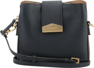Pourchet Petit Trotteur - Dames - Schoudertassen - Blauw - ONE Size - Leer - Tassen