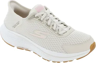 Skechers Womens Hands Free Slip-ins Go Run Consistent 2.0 Endure Sneaker, Natural Pink, 4.5 UK