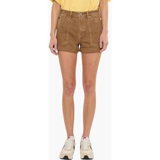 Kancan Clara High Rise Mom Cargo Shorts in Mocha at Nordstrom, Size 25