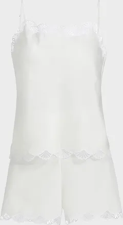 Natori Colette Lace-Trim Cami Pajama Set