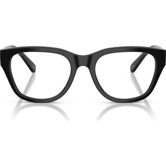 Diesel 53mm Square Optical Glasses in Black/Demo at Nordstrom