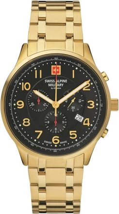 Swiss Alpine Military Watches - Heren - Horloges - Geel - ONE Size - Accessoires
