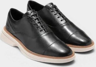 Cole Haan Mens Originalgrand Cityspectre Cap Toe Oxfords In Black