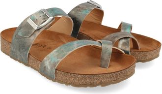 Haflinger Womens Juno Sandal In Lime