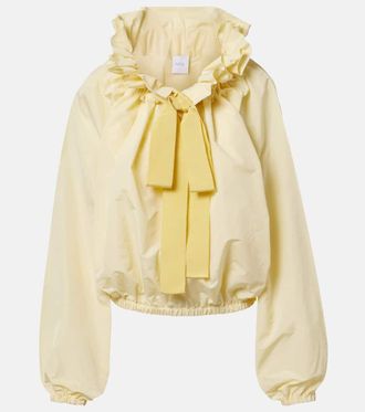 Patou Tie-neck faille top