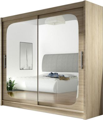 Mirjan24 Armario Closico 108, Roble Sonoma, 215x180x58cm, Puertas De Armario: Correderas, N&uacute;mero De Estantes: 0