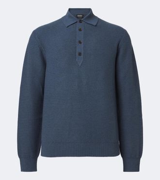 Ermenegildo Zegna Pullover polo in cashmere