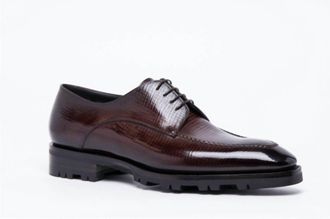 Santoni Mens Hank Loafers In Dark Brown