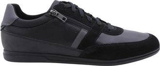 Geox Rosia Sneakers - Heren - Sneakers - Zwart - 40 EU - Leer - Schoenen