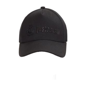 Roberto Cavalli Gorra de B&eacute;isbol con Logo Bordado - Accessories - Hombre - Negro - ONE SIZE