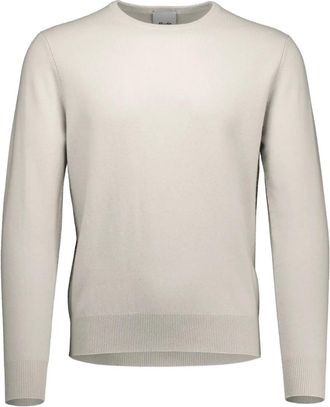 Allude Kasjmier trui met ronde hals - Wit