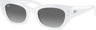 Ray-Ban RB4430F Zena Asian Fit 675911 Mens Sunglasses White Size 52