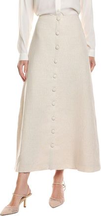 Seraphina Linen Midi Skirt