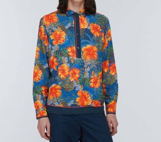 Orlebar Brown Ridley Printed Polo Shirt In Multi