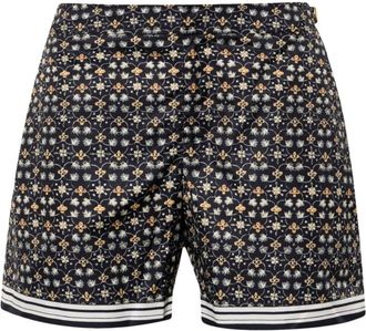 Orlebar Brown Bulldog Fiore swim shorts - men - Polyester/Polyester - 30 - Black