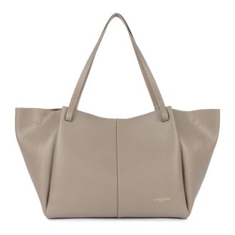 Lancaster Tassen, Dames, Grijs, ONE Size, Leer, Sac cabas &eacute;paule L Sierra Haus