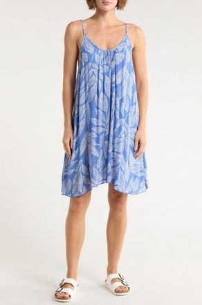 Elan Printed Cover-Up Dress in Blue Cartagena at Nordstrom Rack, Size X-Small