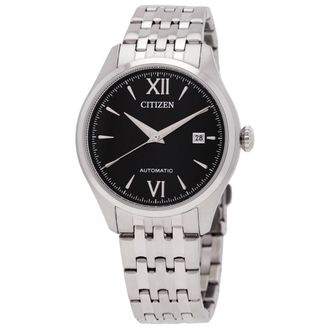 Citizen Mechanical Automatic Black Dial Mens Watch NJ0240-55E