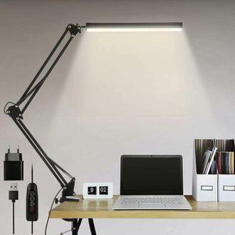 OEM L&aacute;mpara De Escritorio Led Plegable Ulisem De 14 W Con 10 Niveles De Brillo, 3 Modos De Color, Temperatura De Color Ajustable Y Funci&oacute;n Antifatiga Ocul