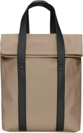 Rains Tassen, Dames, Beige, ONE Size, Polyester, 2 Way Tote Backpack Mini
