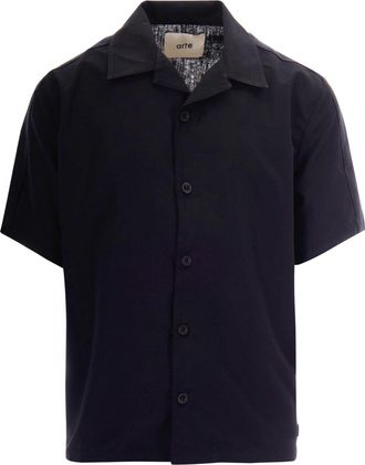 Arte Structured Nylon and Linen Casual Shirt
