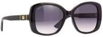 Gucci Marmont Logo Vlinder Zonnebril - Dames - Zonnebrillen - Zwart - 56 MM - Accessoires