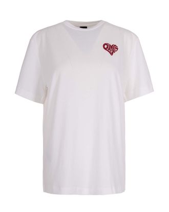 Pinko Graphic Print Cotton Jersey T-Shirt