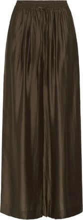 Gestuz Wijde broek - Dames - Wijde Broeken - Groen - W34 - Broeken