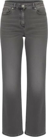 Liu Jo Flared Jeans - female - Liu Jo - Wide Jeans - Gray - W26 - Jeans