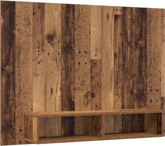 vidaXL Wall tv Cabinet Old wood Engineered wood Vidaxl