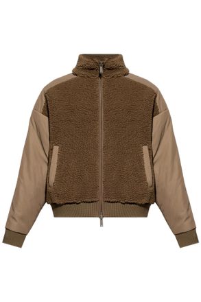Dsquared2 Fleece jacket with a stand-up collar
