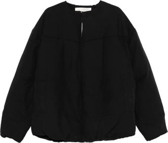 Entire studios Pod quilted zip-front bomber jacket - women - Fabric - S - Black