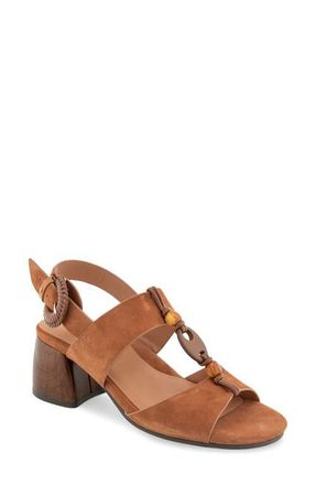Gentle Souls Miracle Slingback Sandal in Luggage Suede at Nordstrom, Size 6.5