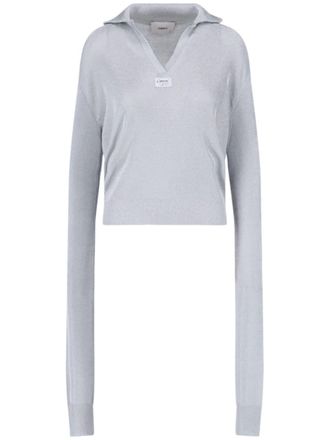 Coperni Knotted polo top - Grey