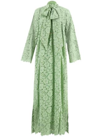 Gucci guipure-lace dress - Green