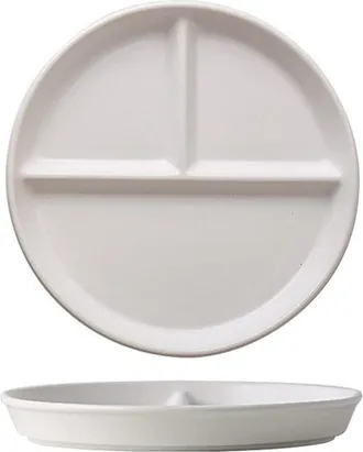 OEM Platos Redondos De Porcelana Para Postre Con 3 Compartimentos Para Una Presentaci&oacute;n Elegante