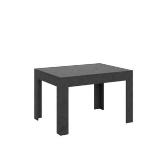 Itamoby Mesa extensible 90x120/180 cm efecto madera gris espatulado