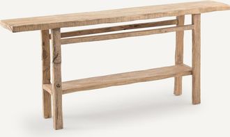 AM.PM Console XL in gerecycleerd massief iepenhout, Sumiko