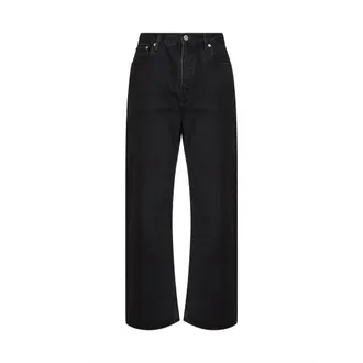 STUDIO NICHOLSON Denjo Denim Pant - female - Studio Nicholson - Straight Fit Jeans - Black - 2XS - Jeans