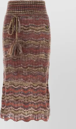 Vivienne Westwood mohair alpaca fitted skirt
