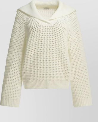 Brunello Cucinelli cotton v-neck sweater