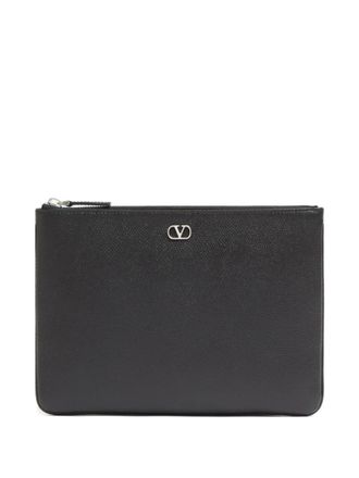 Valentino Garavani VLogo Signature clutch - Zwart