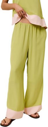 Solid & Striped The Atonia Wide-Leg Pants in Guava at Nordstrom, Size X-Small