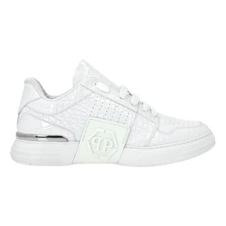 Philipp Plein unisex, Schoenen, Wit, Maat: 41 EU Leer