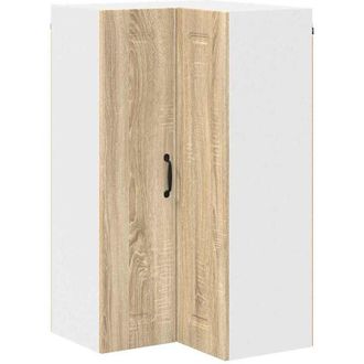 vidaXL Kitchen Wall Cabinet with Shelf Sonoma Oak 57 x 57 x 100 cm vidaXL