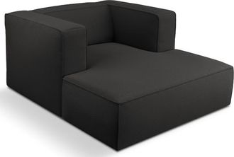 CXL by Christian Lacroix Designer Chaiselongue Muse - mit Bouclé-Bezug Schwarz